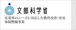 産業界のニーズに対応した教育改善・充実体制整備事業（文部科学省）